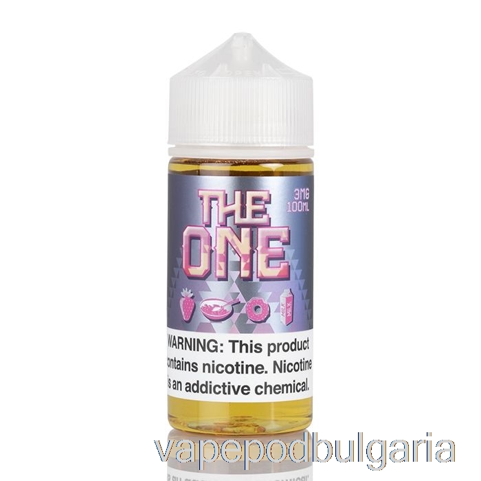 Vape 10000 Дръпки Strawberry - The One E-liquid - Beard Vape - 100ml 0mg